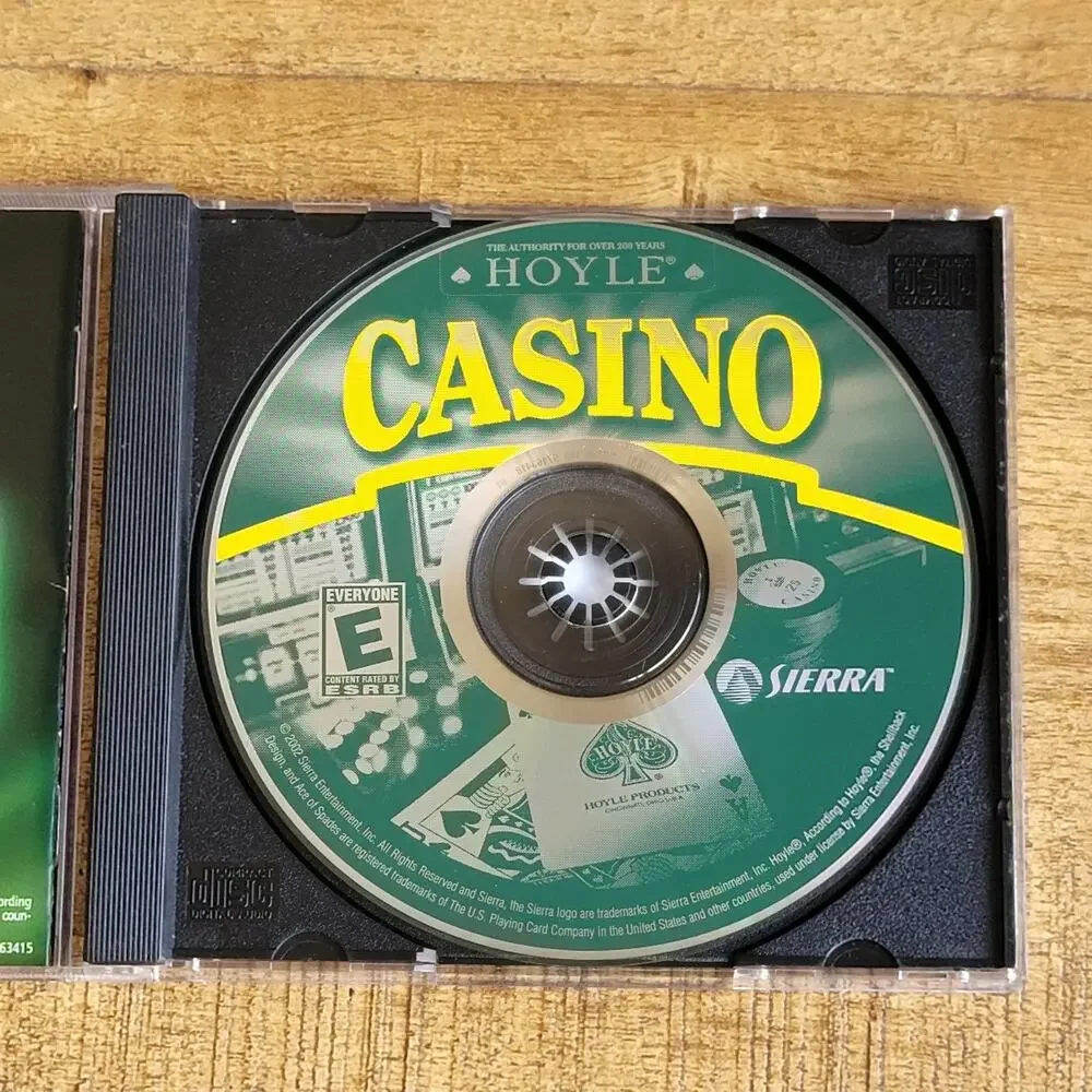 Vtg 2002 Sierra Hoyle Casino CD PC Game